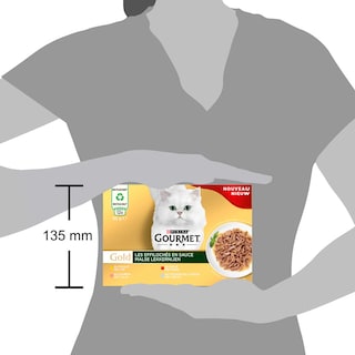 Gourmet | Gold | Aliment Chat | Effilochés en Sauce | Poulet 