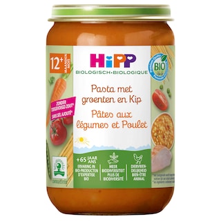 Hipp | Repas | Pâtes Légumes Poulet | 12M | Bio 
