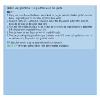 Delhaize | Boîte de repas | Pré-coupé | Pad thai 