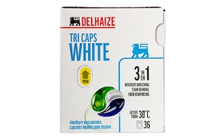 Delhaize | Capsules liquides pour lessive | Blanc 36 pc