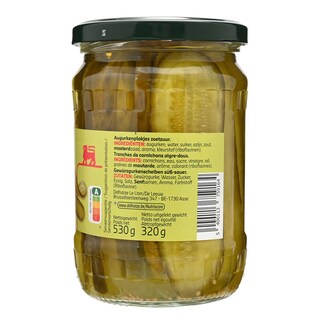Delhaize | Cornichons | Tranches | Aigre-Doux 