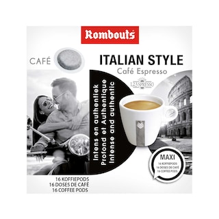 Rombouts | Café | Pods | Italian | Style | Bio 16 x 6 gr