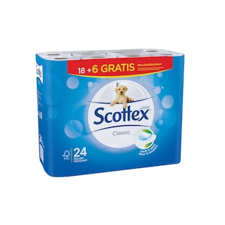 Scottex | Papier toilette | Décor | 18+6 gratuit | Eco 