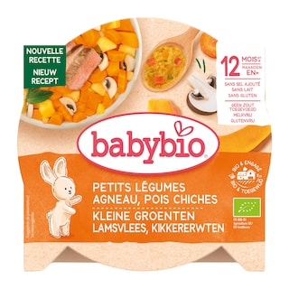Babybio | Repas | Agneau Légumes | 12M | Bio 