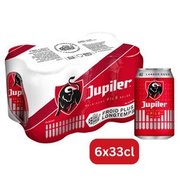 Jupiler | Bière Blonde | Pils | 5,2% alc. | Canette 