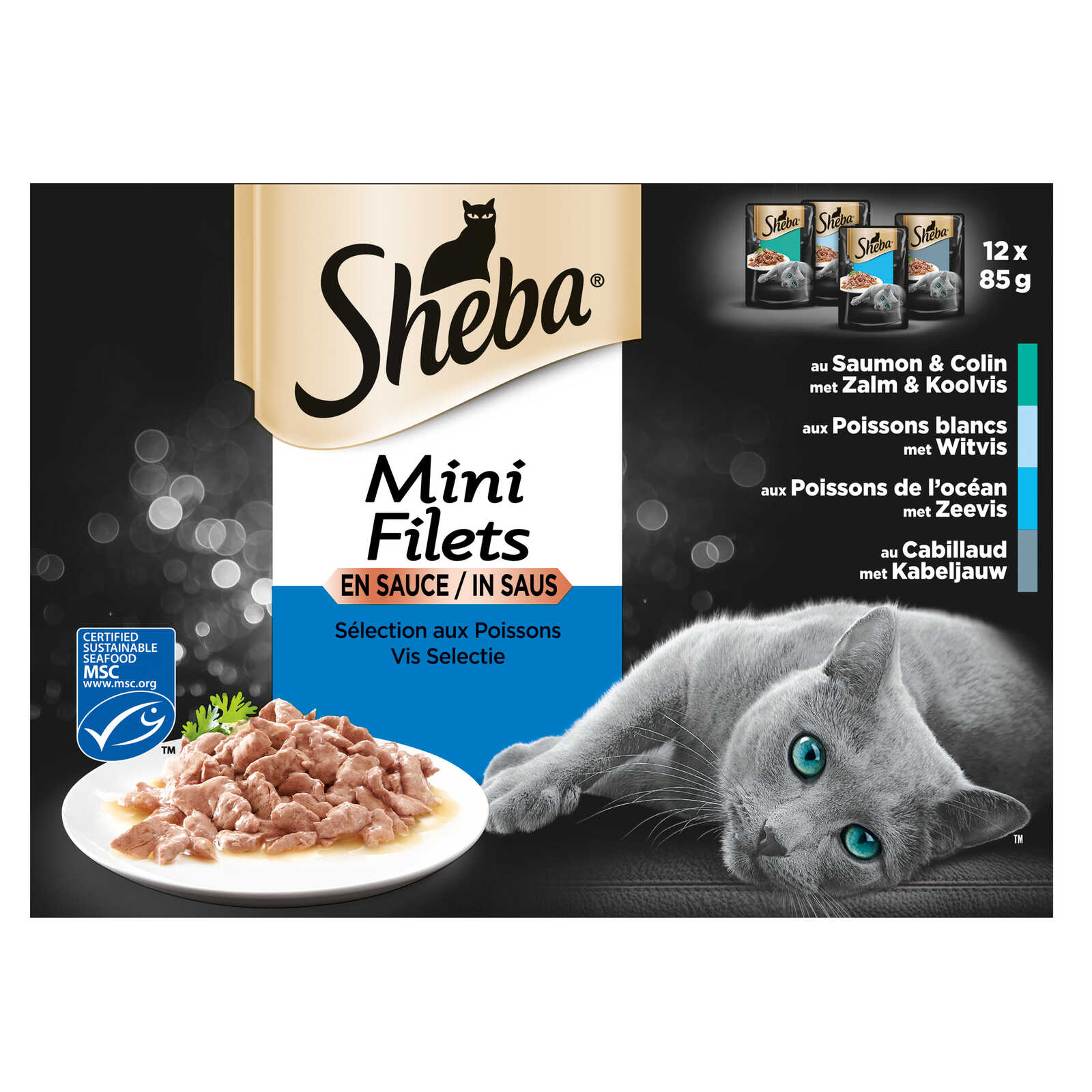 Sheba Kattenvoeding | Saus | Mix vis
