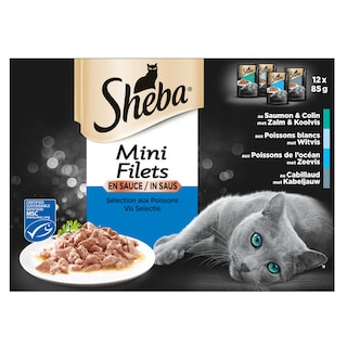 Sheba | Aliment chat | Sauce | Mix poisson 