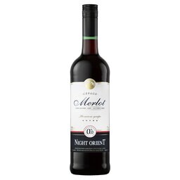 Night Orient | vin sans alcool | Merlot | Rouge 75 cl