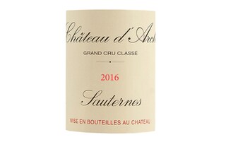 Chateau D'Arche | Sauternes Grand Cru Classé | 2016 37,5 cl