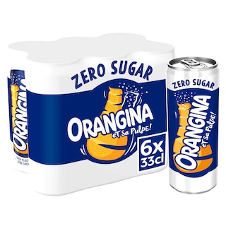 Orangina | Orange | Canette 6 x 33 cl