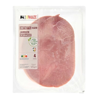 Delhaize | Jambon dégraissé | Sans nitrite 