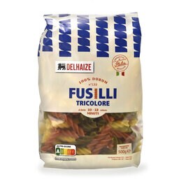 Delhaize | Pasta | Fusilli | Tricolore 