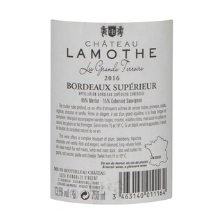 France - Frankrijk | Bordeaux - Bordeaux Superieur | Château Lamothe Grands Terroirs 2016 
