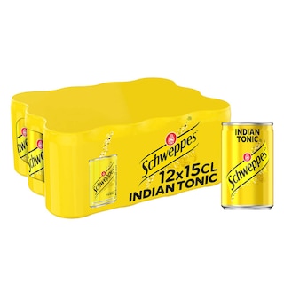 Schweppes | Indian Tonic | Canette 12 x 15 cl