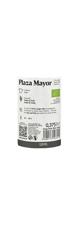 Plaza Mayor | Tempranillo | Bio 