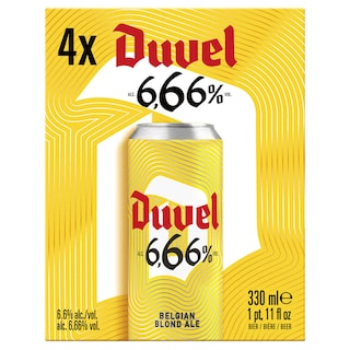 Duvel | Bier | 6,66% alc | Blik 