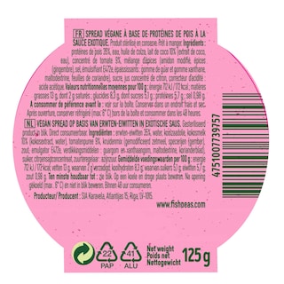 Fish Peas | Sauce | Exotique | Vegan 