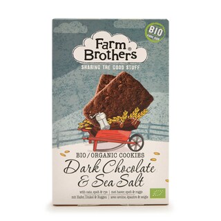 Farm Brothers | Biscuits | Chocolat noir | Sel de mer | Bio 