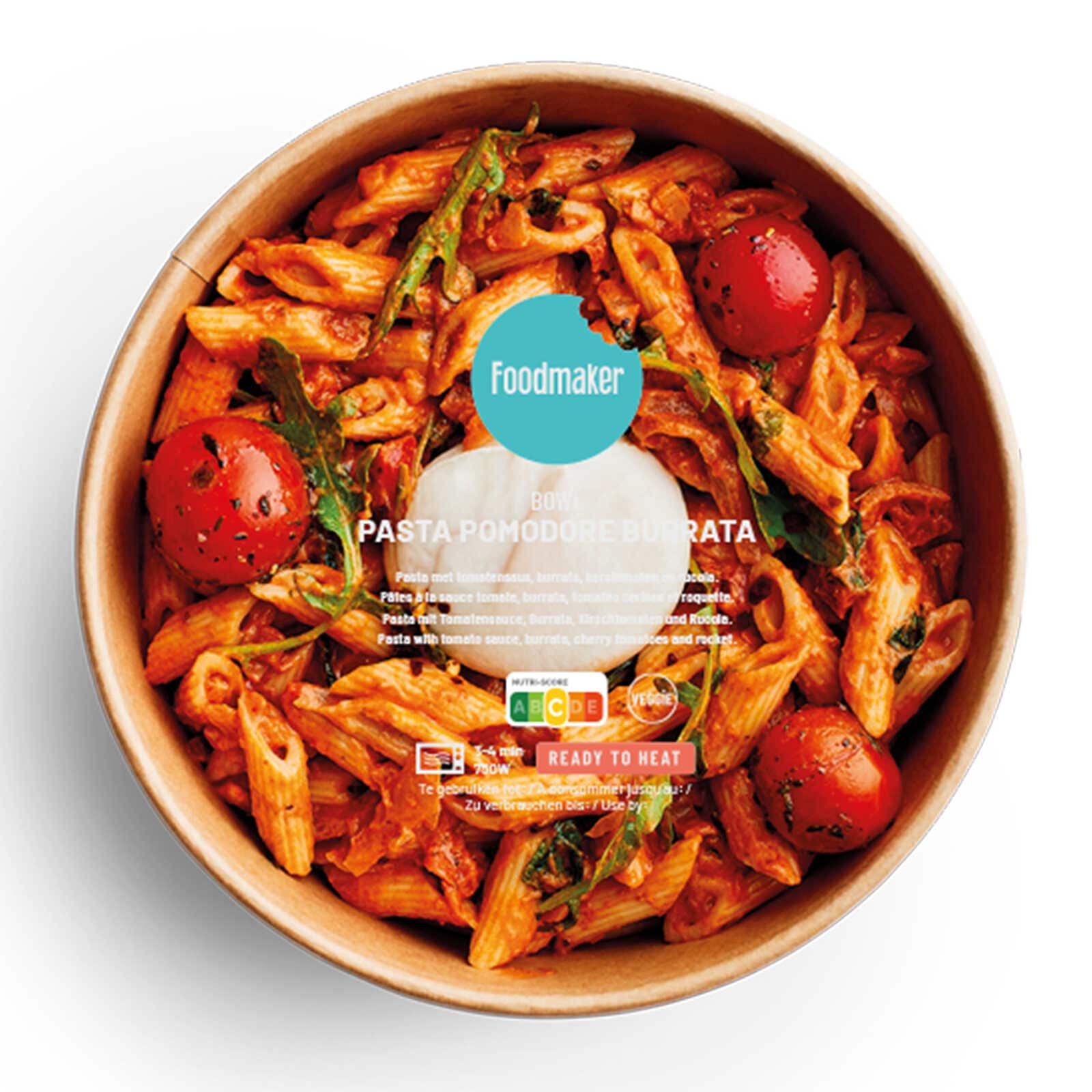 Foodmaker Pasta pomodoro | Burrata