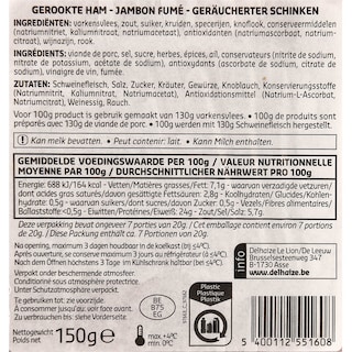 Delhaize | Gerookte Ham 