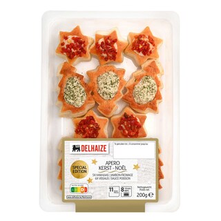 Delhaize | Zakouskis | Kerst | 11 stuks 