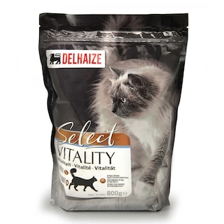 Delhaize | Aliment chat | Croquettes | Saumon 