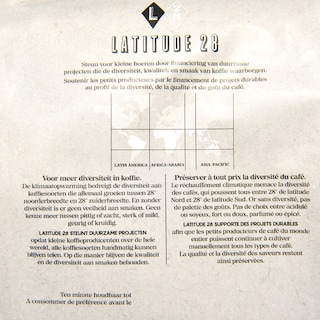 Latitude 28 | Delhaize | Café | Deca | 36P | Utz-Sg | Ft | Bio 