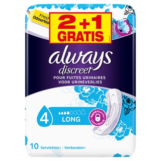 Verbanden | Urineverlies | Long | 2+1