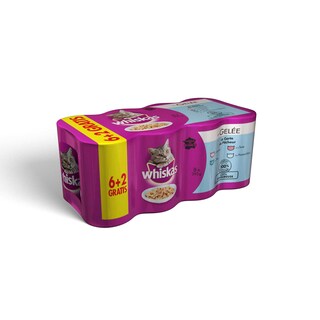 Whiskas | Aliment chat | Gelée | Poisson 6+2 
