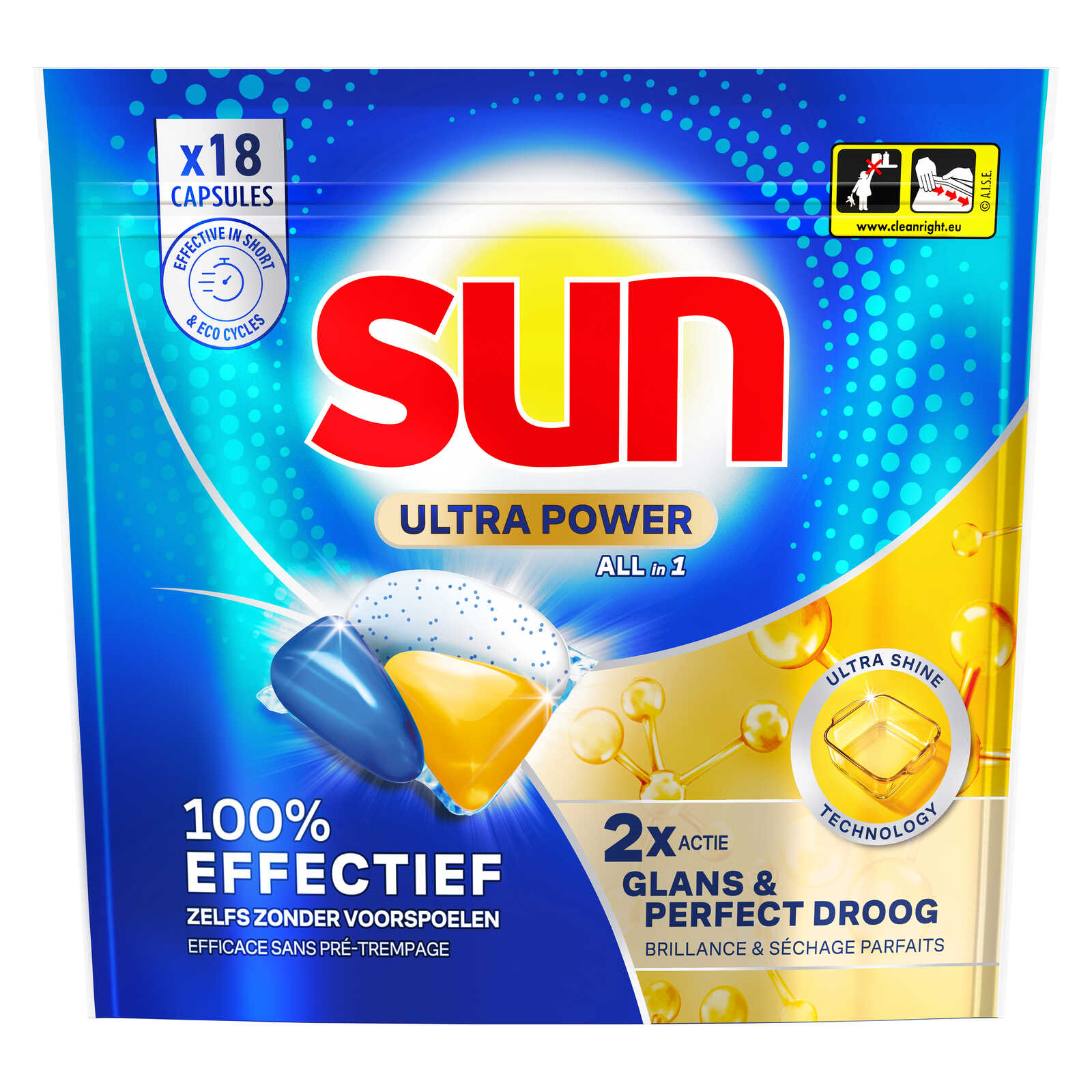 Sun Vaatwascapsules | Ultra Power