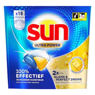 Sun | Capsules Vaiselle | Ultra Power 18 pc
