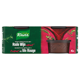 Knorr | Marmite De Bouillon-Keteltje | Bouillon | Rode wijn 