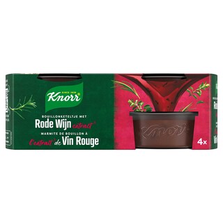 Knorr | Marmite De Bouillon-Keteltje | Bouillon | Vin rouge 104 gr