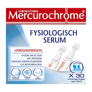 Mercurochrome | Fysiologische oplossing 15 cl