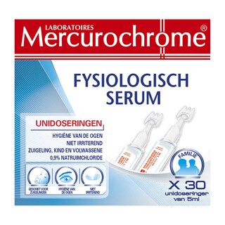 Mercurochrome | Fysiologische oplossing 