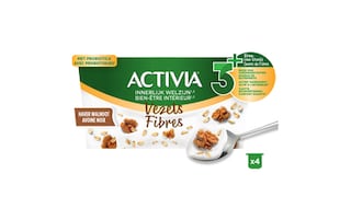 Activia | Yaourt | Fibres | Noix | Probiotiques 