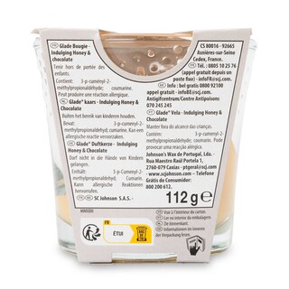 Glade By Brise | Bougie | Miel & Chocolat | 112 gr 1 pc