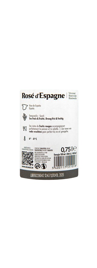 Delhaize | Rosé d'Espagne 75 cl
