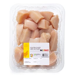 Delhaize | Cubes de filet | Poulet 