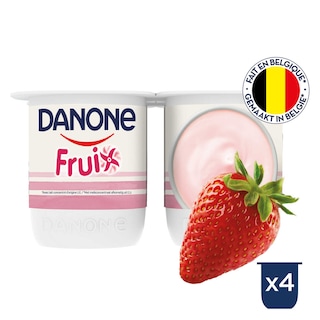 Danone | Fruix | Yoghurt | Aardbei | Gemixt fruit | Mager 