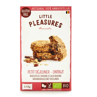 Little Pleasures | Ontbijtkoek | Haver-Rozijnen | Glutenvrij | Bio 