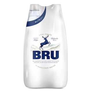 Bru | Eau minérale | Finement pétillante naturelle| rPET 