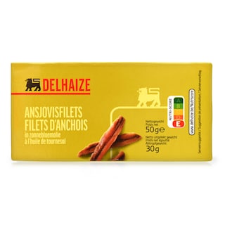 Delhaize | Anchois | Filet | Allongé 50 gr
