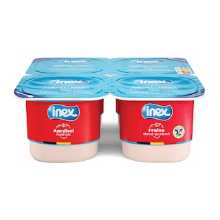 Inex | Yaourt | Fraises 4 x 125 gr