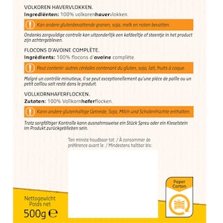 Delhaize | Flocons d'avoine| Fins 
