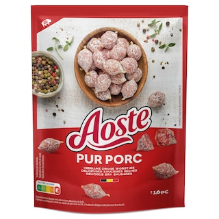 Aoste | Snack | Mini salamis | 100% Porc 80 gr