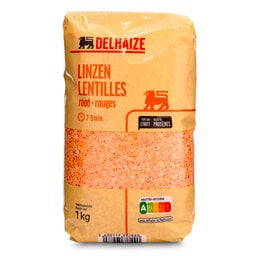 Delhaize | Lentilles | Rouges 