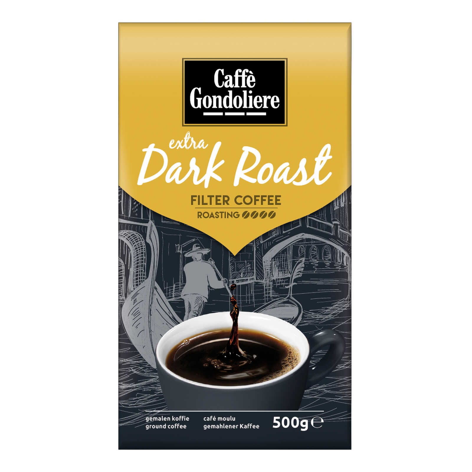 Delhaize Koffie | Extra Dark | Gemalen