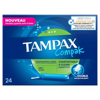 Tampax | Compak | Tampon | Super 24 pc