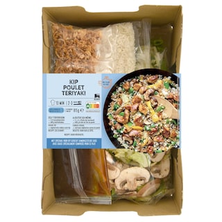 Delhaize | Boîte de repas | Pré-coupé | Poulet teriyak 